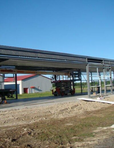 Étapes d'érection d'Hangar